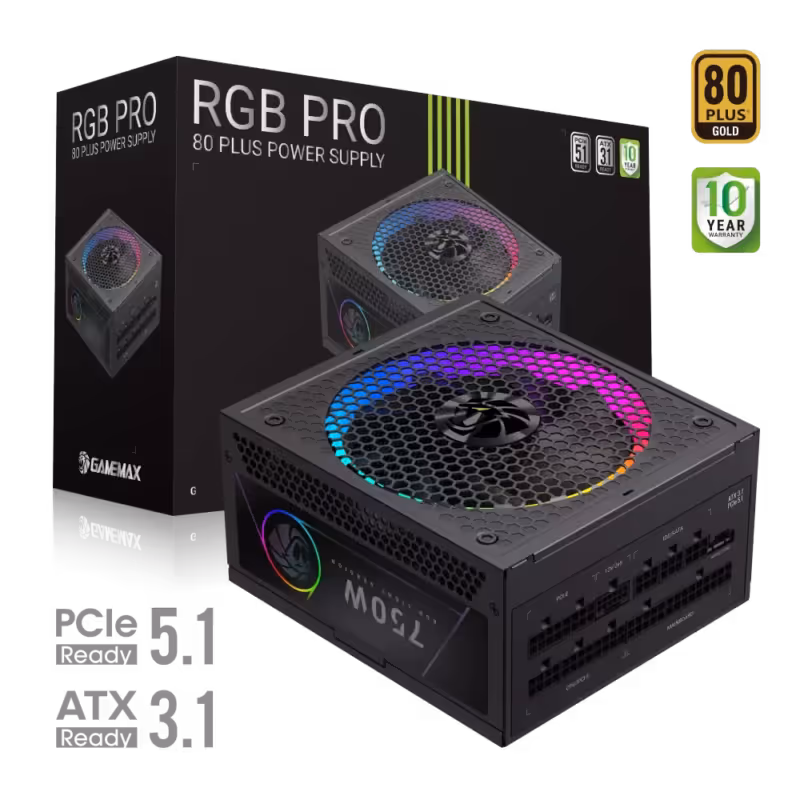 Gamemax 750W RGB PRO 750G