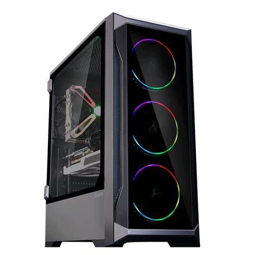 Zalman Z8 TG ATX Mid Tower PC Case, ARGB fan x3, T/G Midi Tower Black