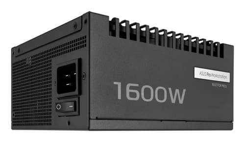 ASUS Pro WS 1600W Platinum power supply unit 20+4 pin ATX ATX Black