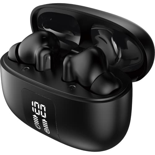 Verbatim TruSound Hybrid ANC & ENC Bluetooth Earbuds (Black)