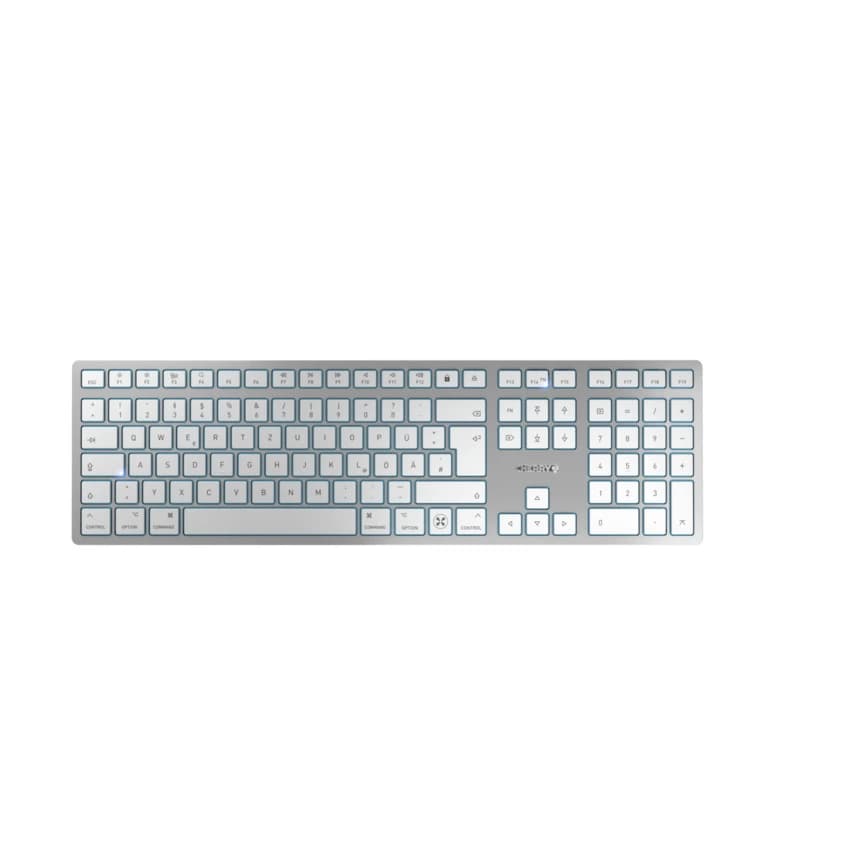 Cherry KW 9100 SLIM FOR MAC German (Silver)