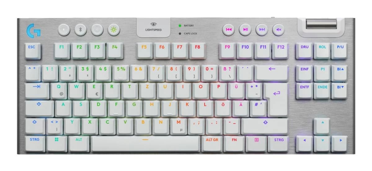 Logitech G915 X Lightspeed TKL Tactile (White) DE