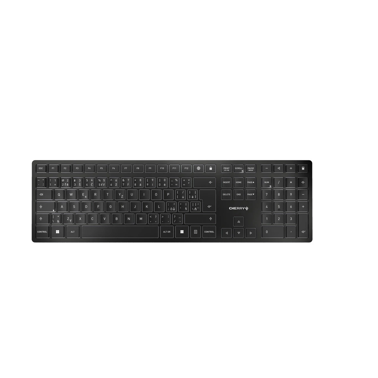 Cherry KW 9100 Slim Czech (Black)