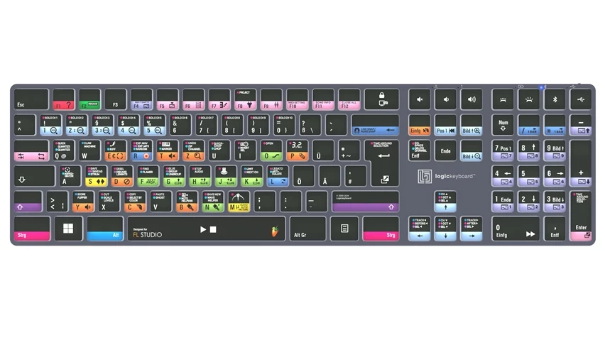 Logickeyboard FL Studio Titan Backlit PC (German)