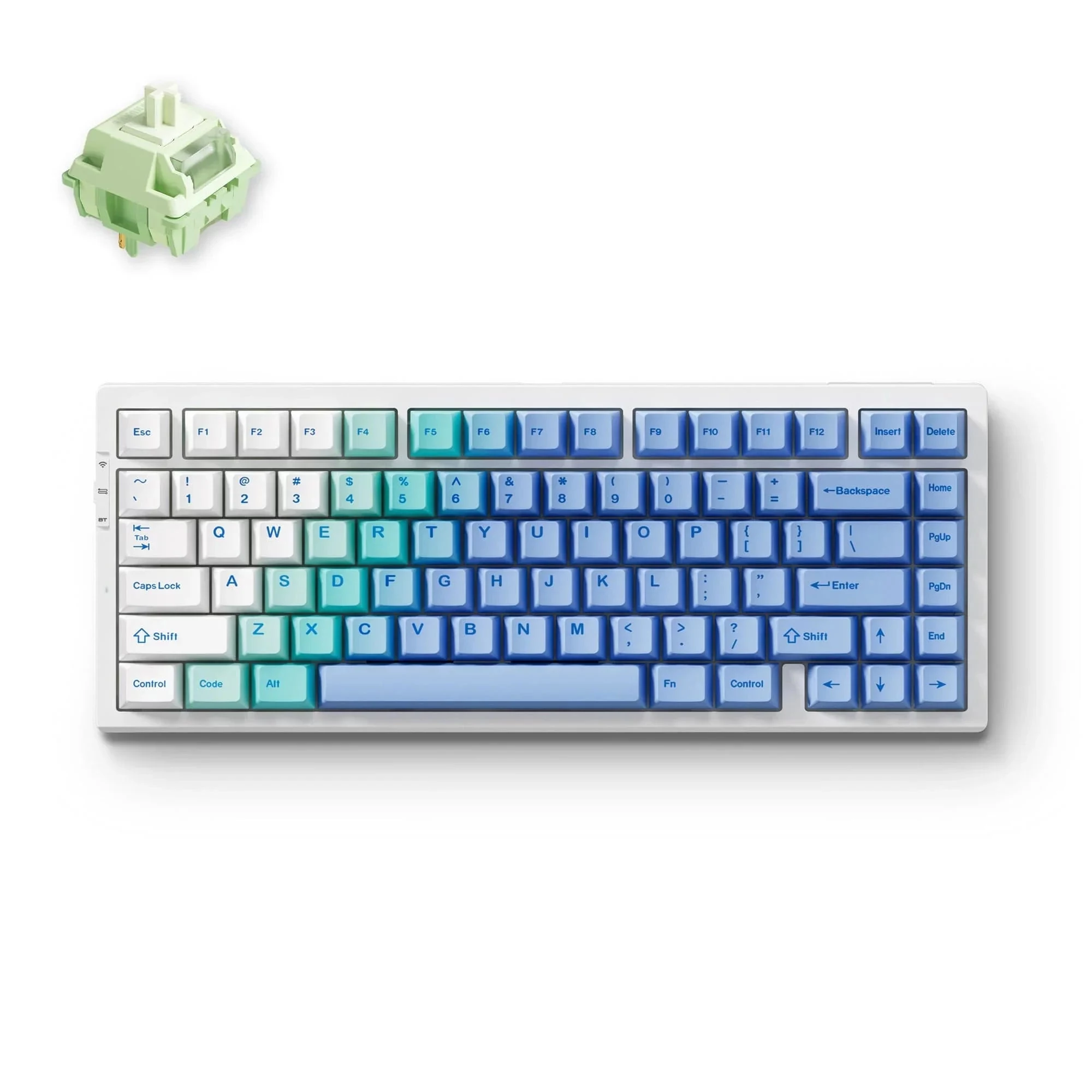 MCHOSE G75 Pro Tri-Mode Matcha Latte Switch (Arctic Snow)