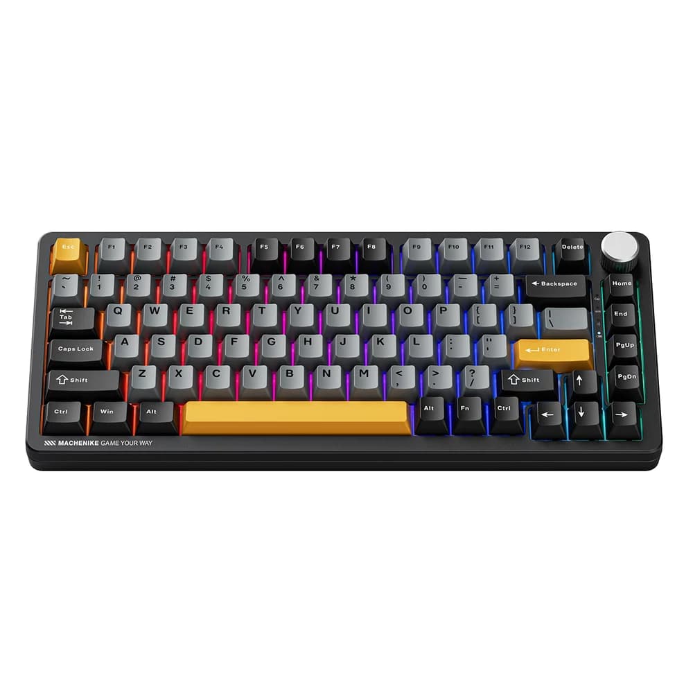 Machenike K600 Tri-Mode Gateron Silver (Black)