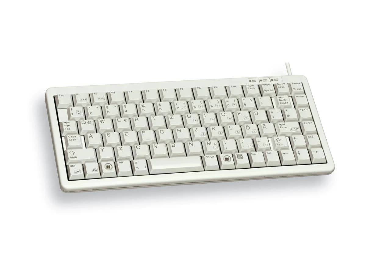 Cherry G84-4100 Compact Keyboard German (Light Grey)