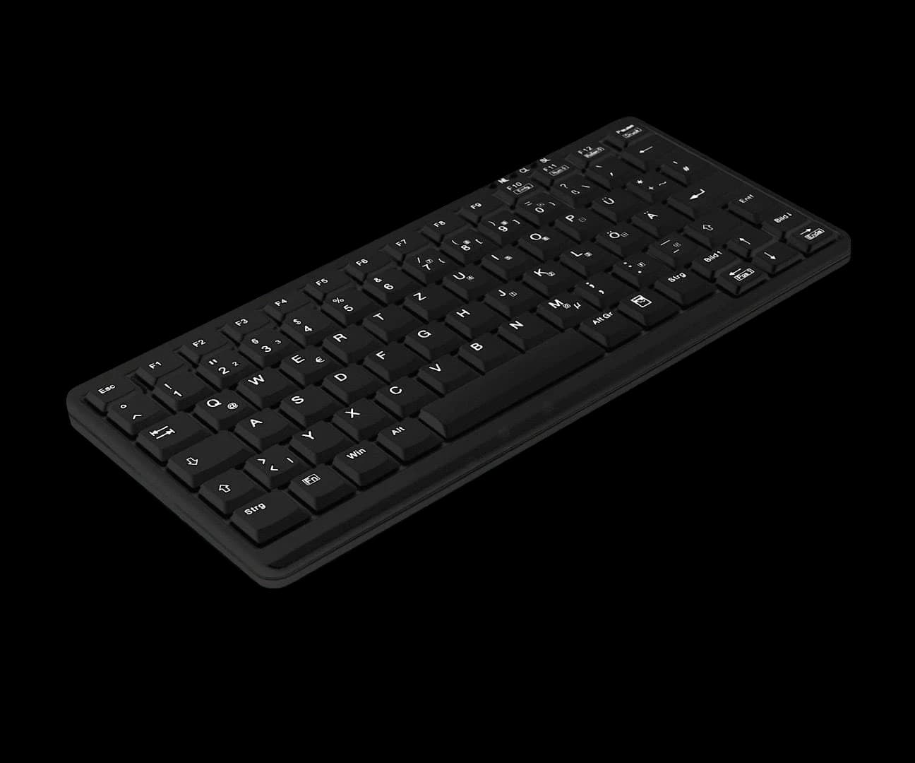 Active Key AK-4100 Soft Tactile Mini Italian (Black)