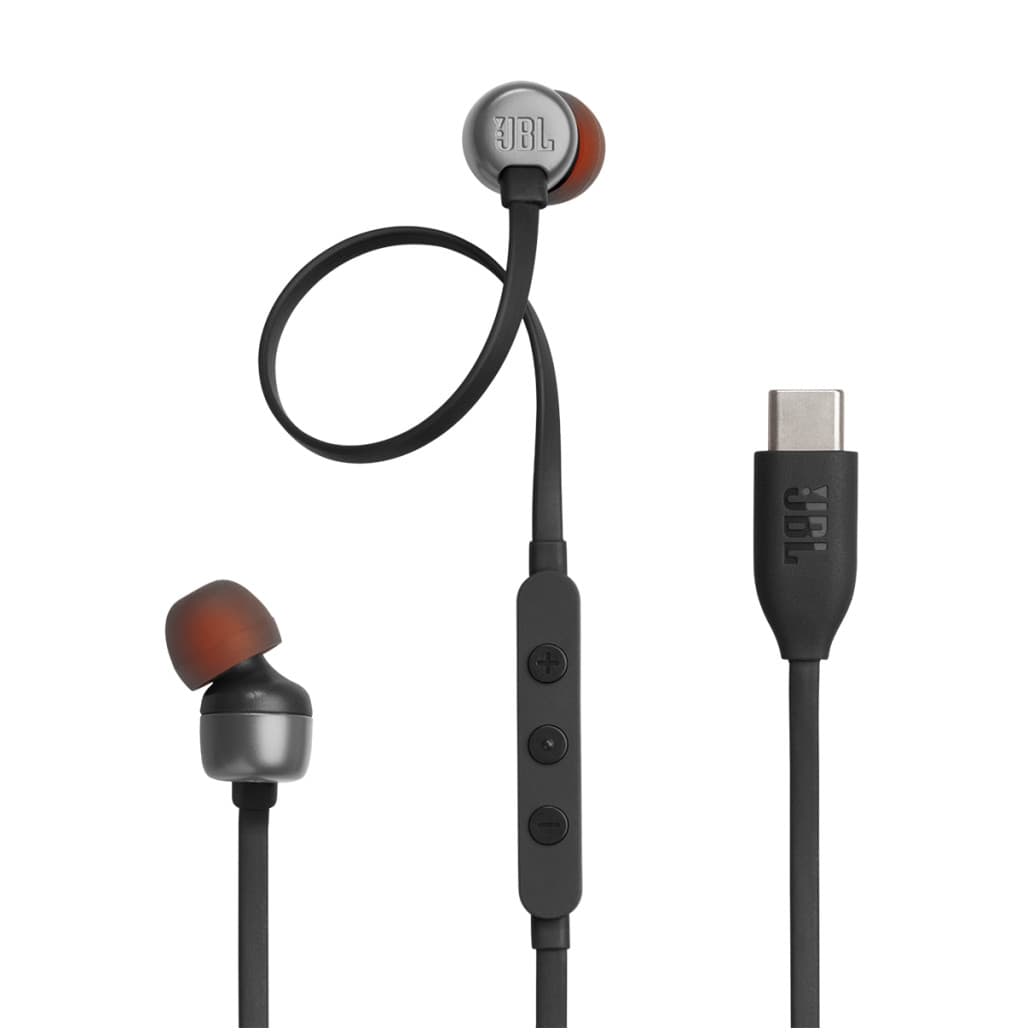 Slualke JBL ušesne USB-C Tune 310C črne (JBLT310CBLK)
