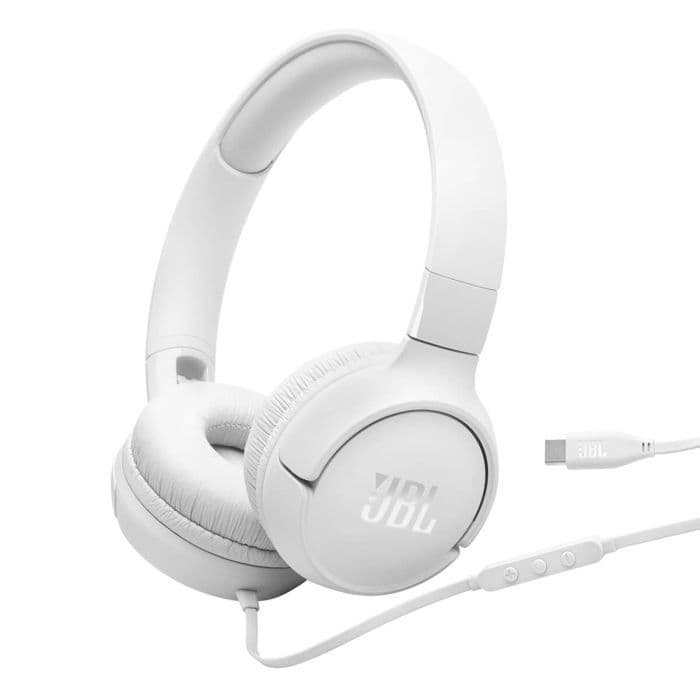 JBL Tune 520 USB-C, bele