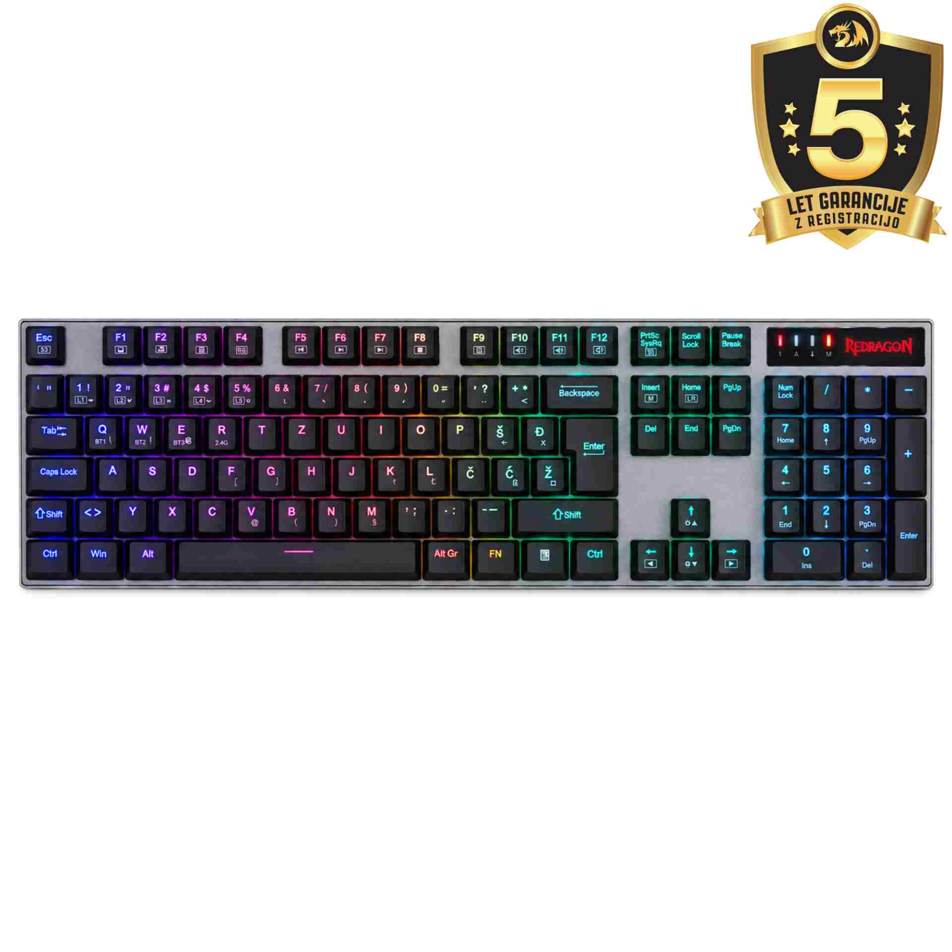 Redragon Dharma K556 Pro Red Switch SLO/CRO