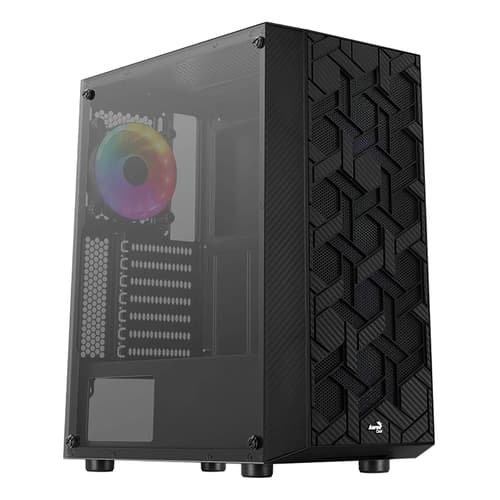 Aerocool Hive-G-BK-v3 Midi Tower Black