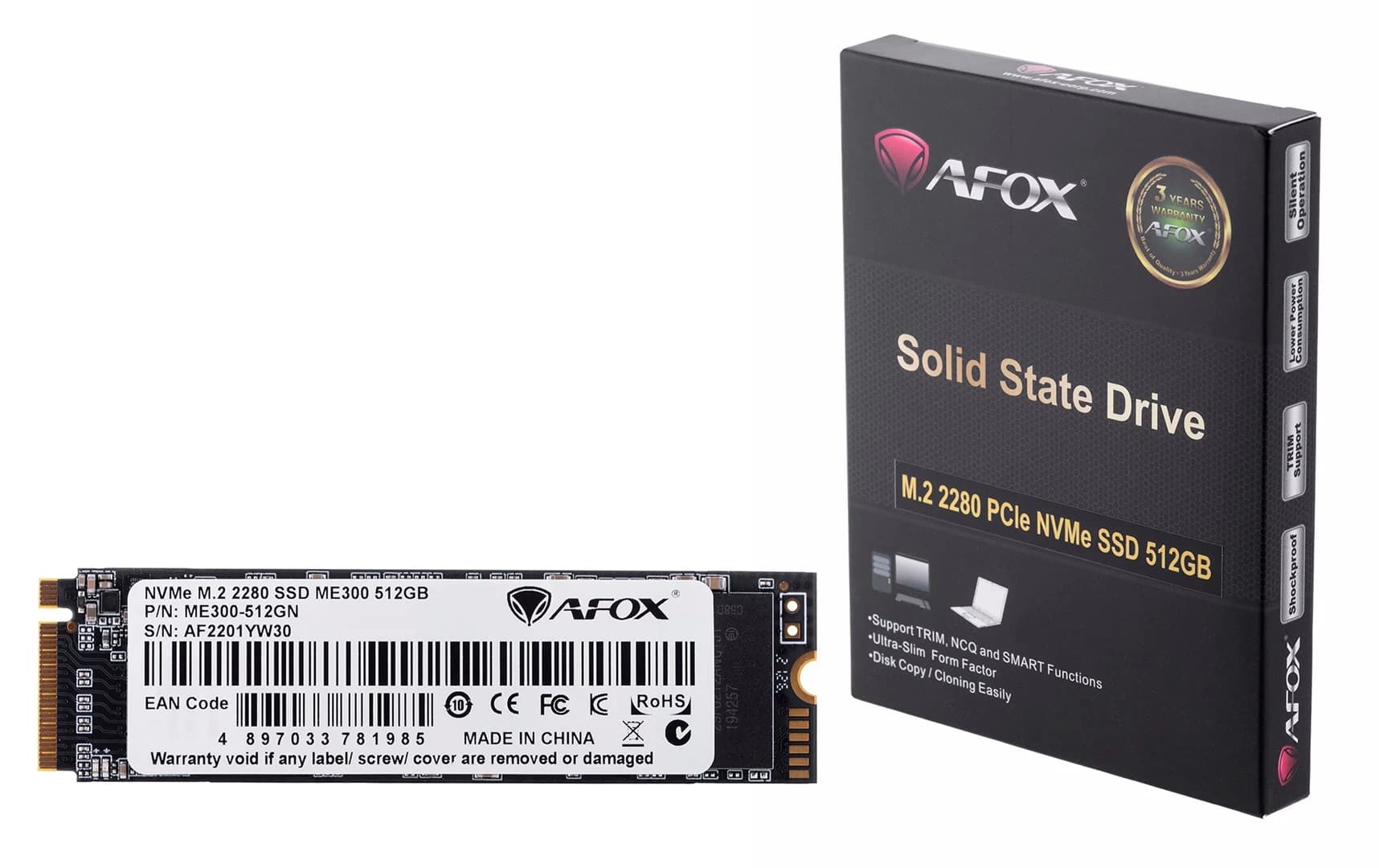 AFOX 512GB ME300 NVMe SSD