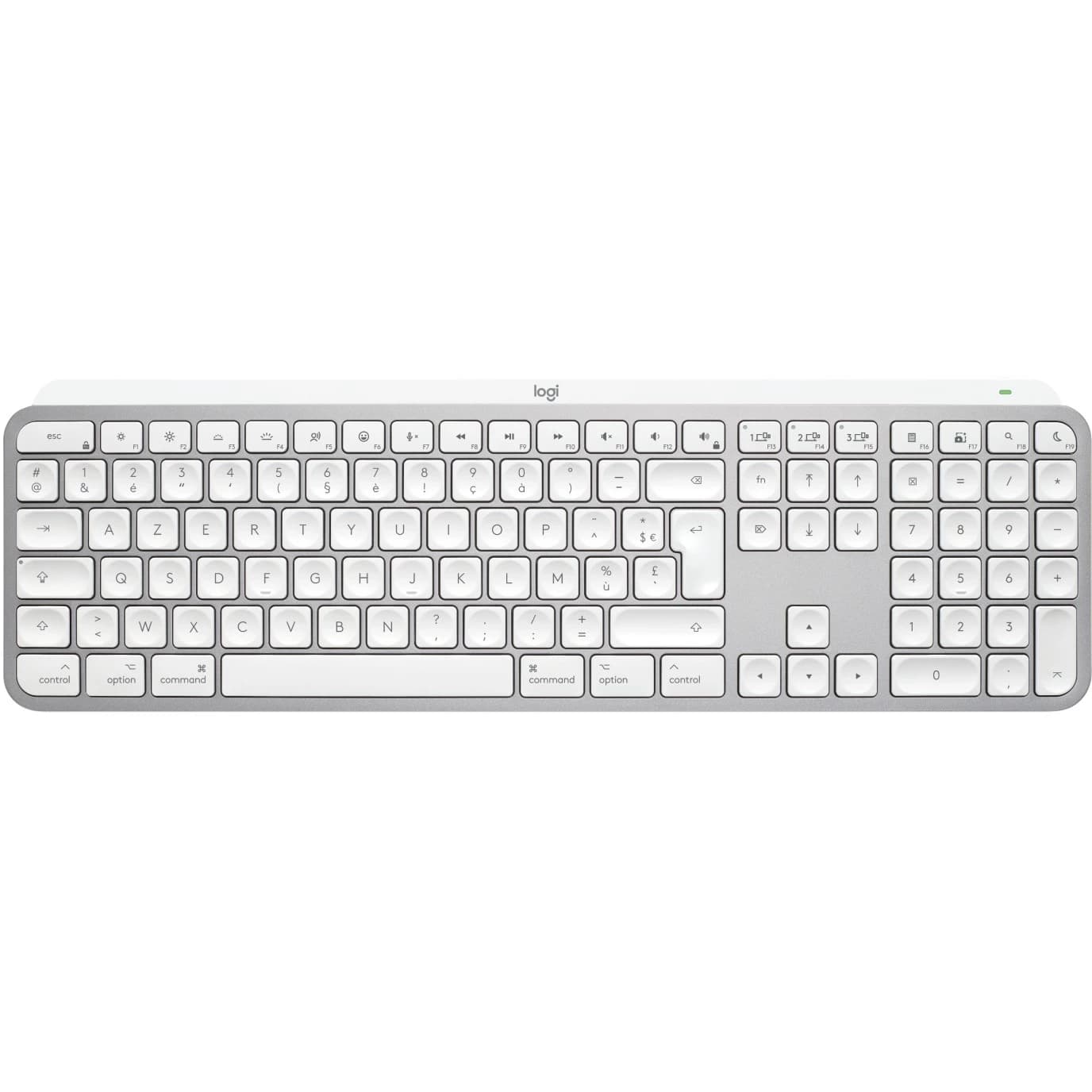 Logitech MX Keys S for Mac French AZERTY (Pale Grey)