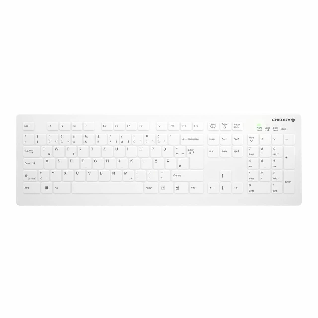 Cherry Active Key AK-C8112 Medical Wireless Keyboard IP68 DE (White)