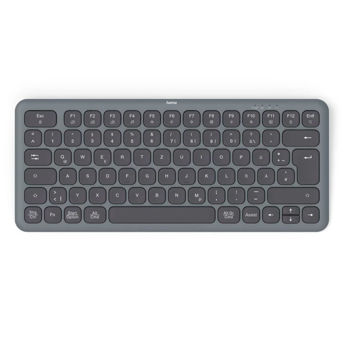 Hama WK-500 Multi-Device Keyboard (Black/Grey)