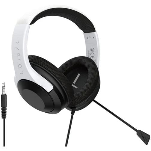 Raptor H300 Wired 3.5 mm Gaming Headset (White)
