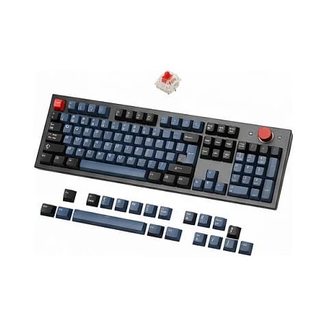 Keychron Q6 Ultra 8K Knob (Black) Silk POM Red German