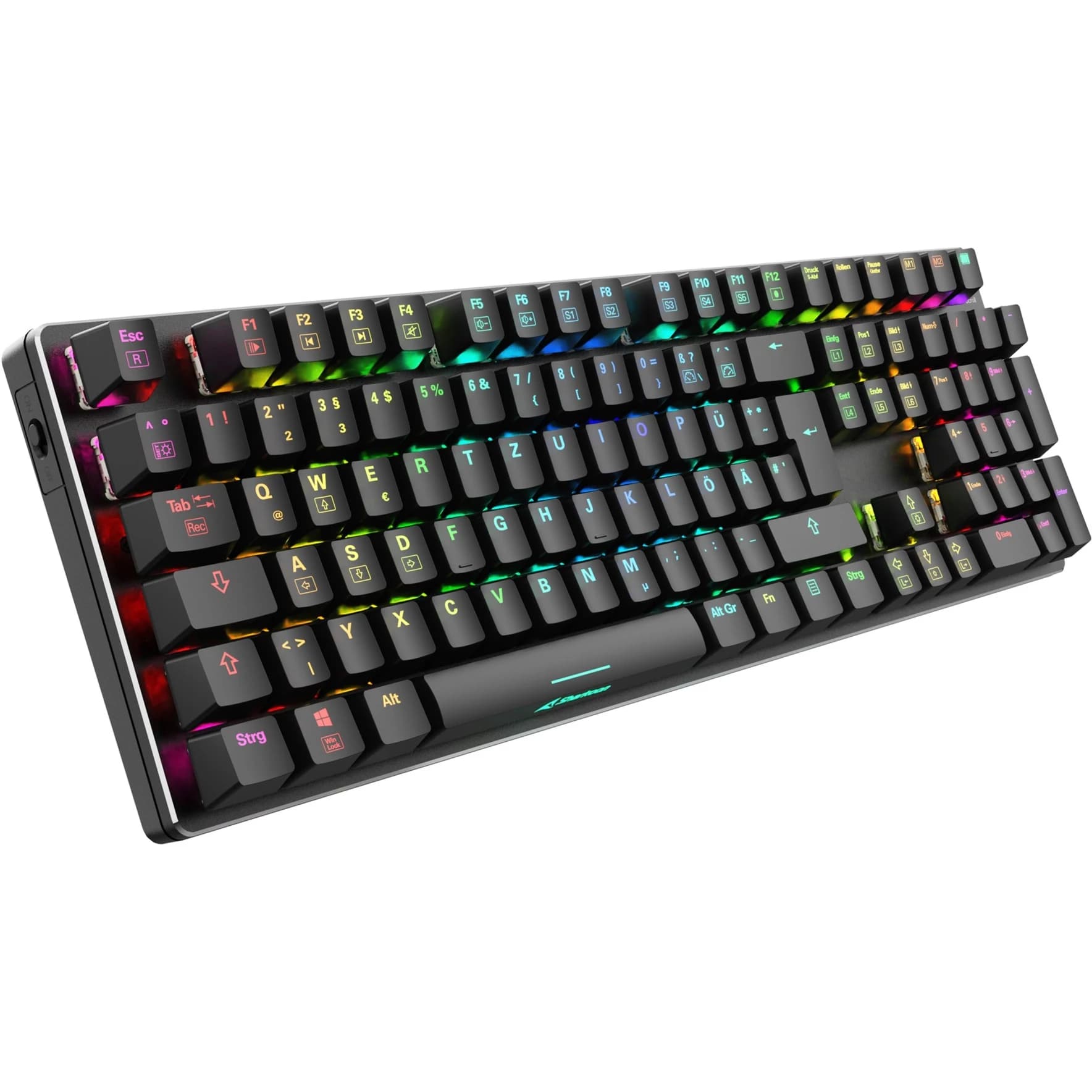 Sharkoon Skiller SGK36W Huano Red German (Black)