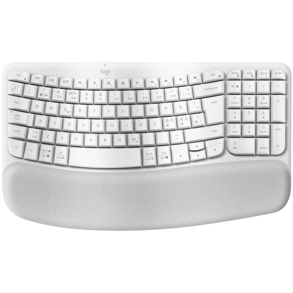 Logitech Wave Keys (Off-White) Nordic
