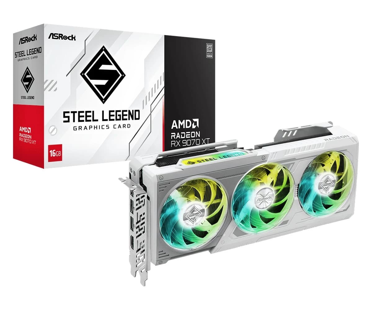 ASRock RX 9070 XT Steel Legend 16GB