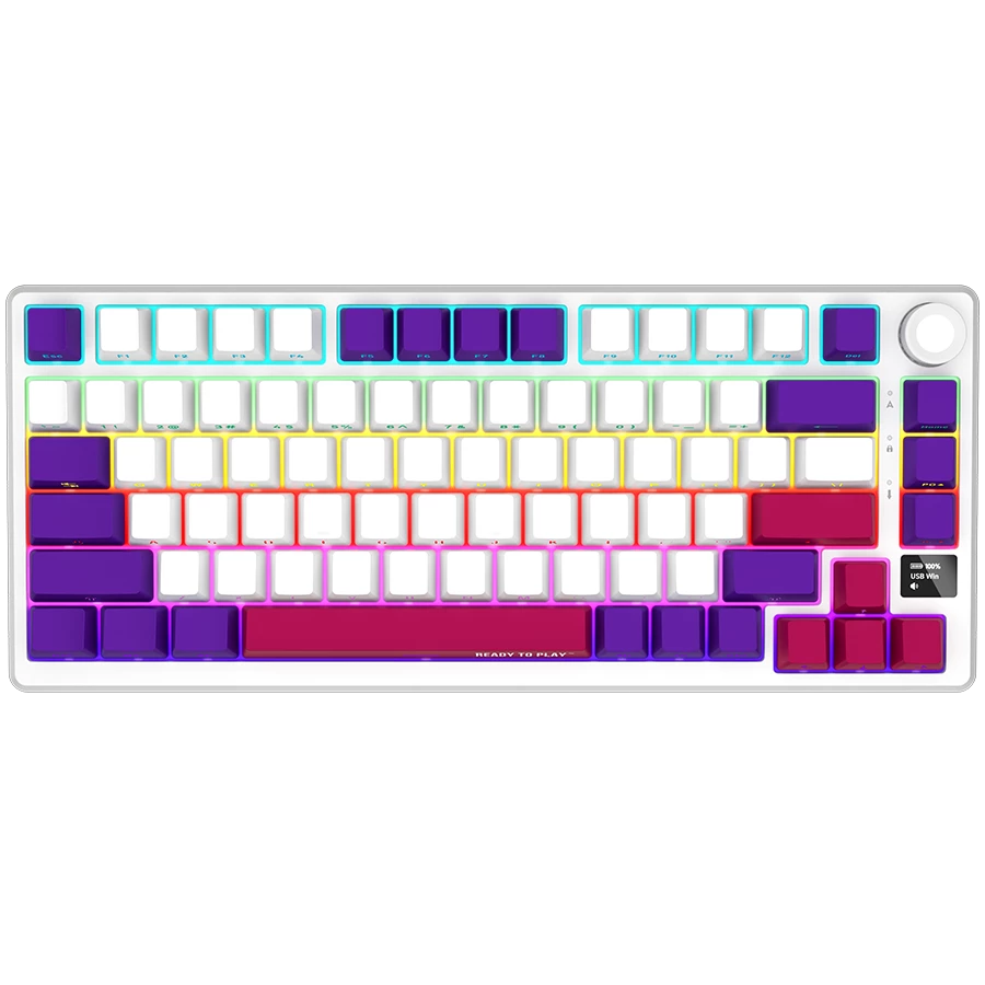 Lorgar KBP7075W Pro Wireless 75% (White) US