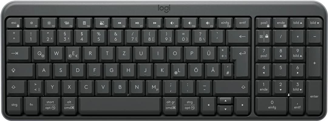 Logitech Wireless K250 German QWERTZ (Graphite)