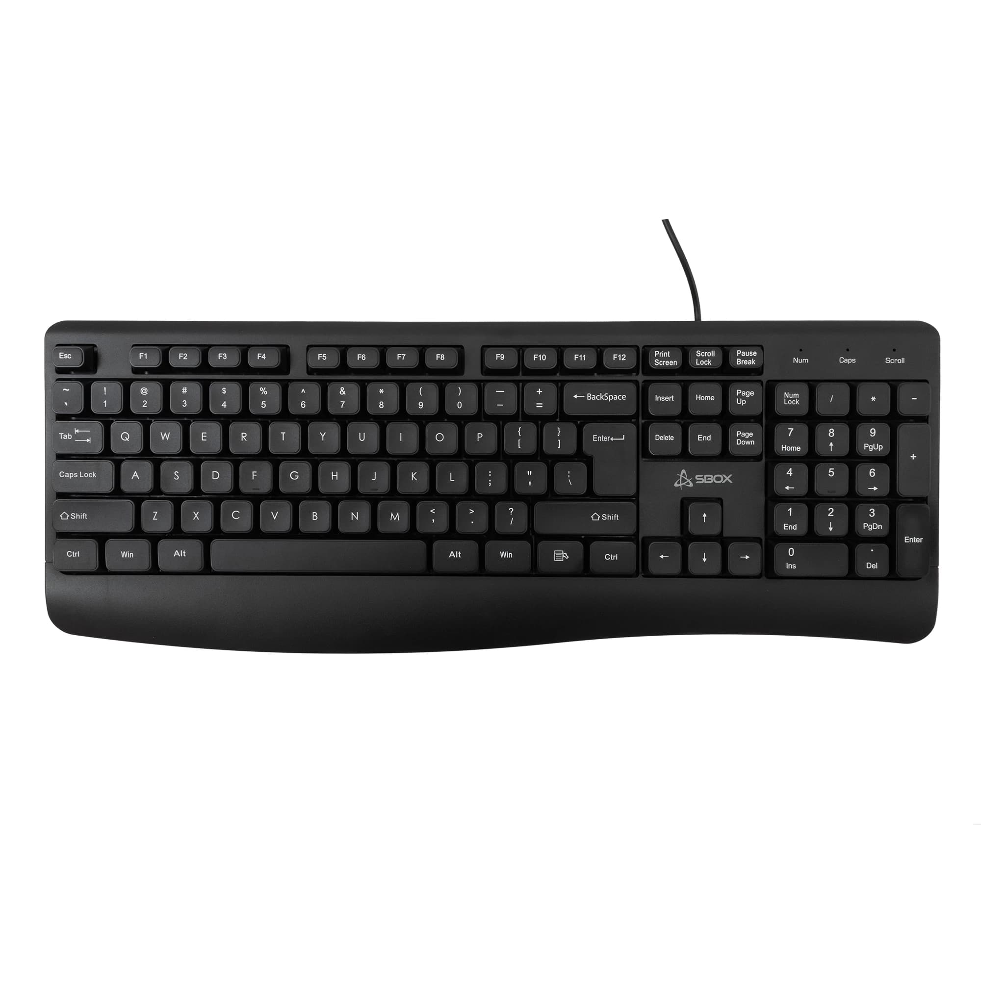 SBOX K-103 Keyboard US (Black)