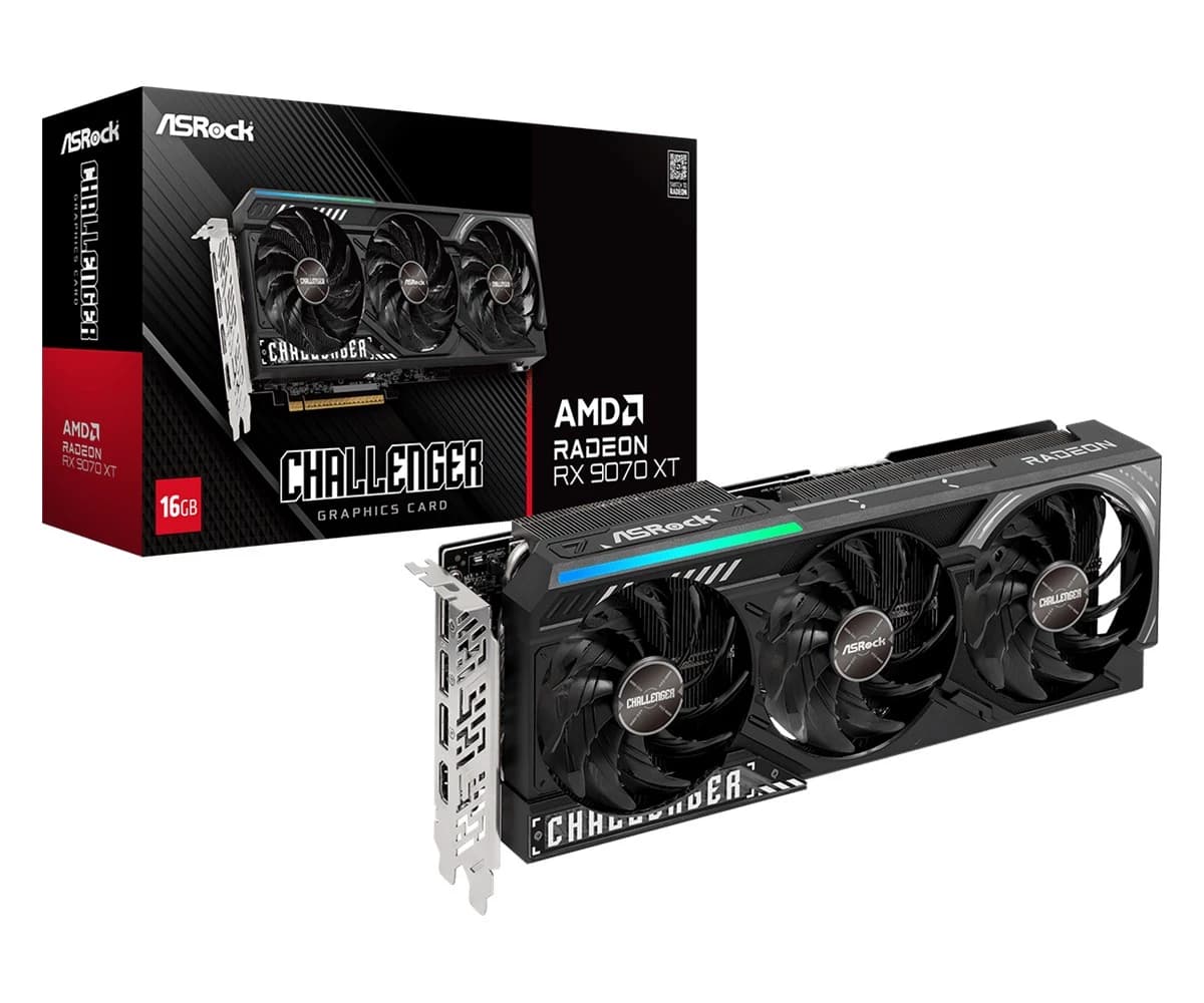 ASROCK RX 9070 XT Challenger Ausinimas 16GB
