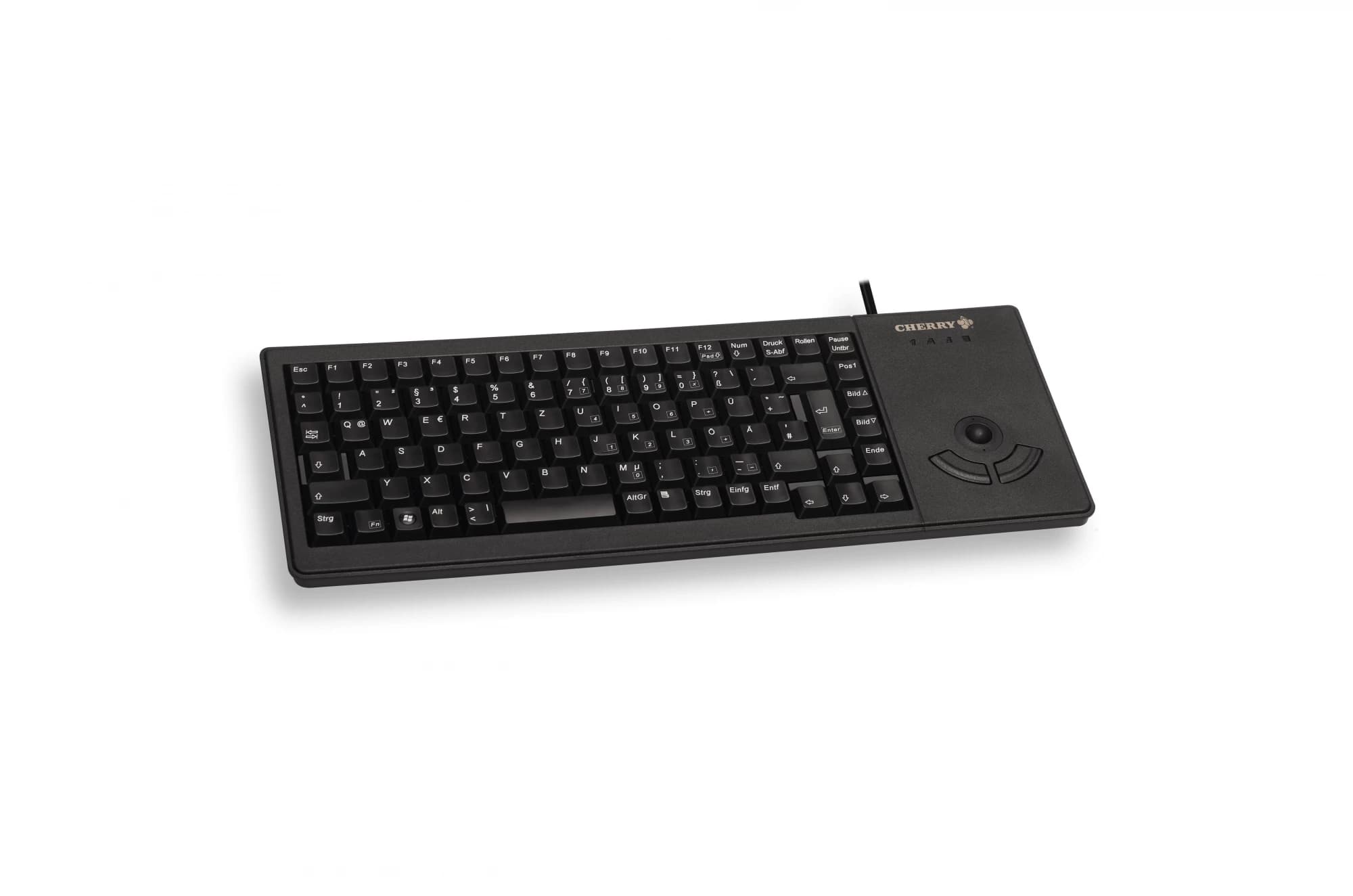 Cherry G84-5400 XS Trackball Keyboard German (Black)