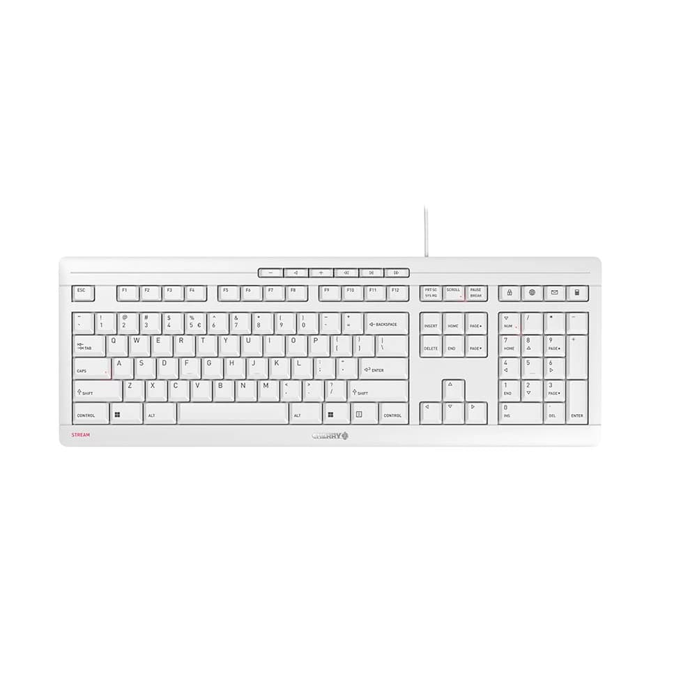 Cherry Stream Keyboard USB US (White)