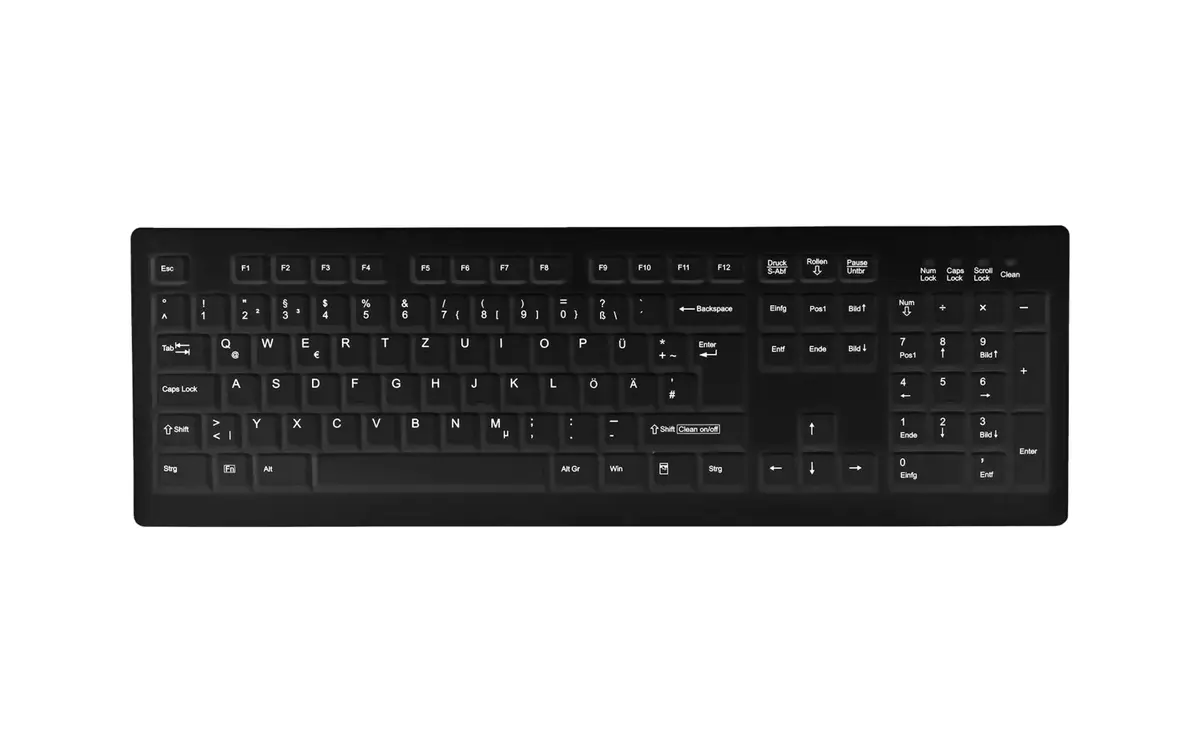 Cherry Active Key AK-C8100 Wireless Medical Keyboard DE (Black)