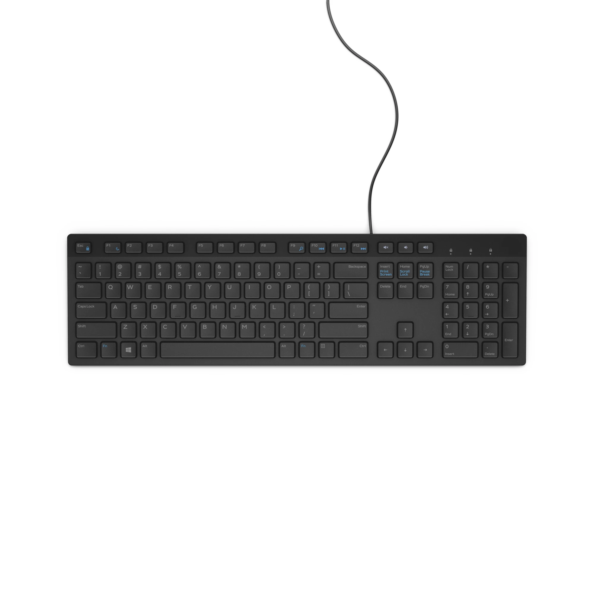 Dell KB216 Wired Keyboard US International (Black)