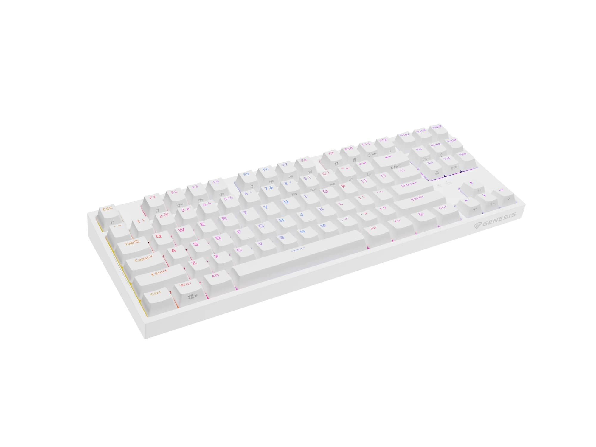 Genesis Thor 404 TKL RGB Kailh Box Brown V2 US (White)
