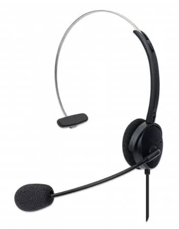 Manhattan Mono On-Ear USB Headset