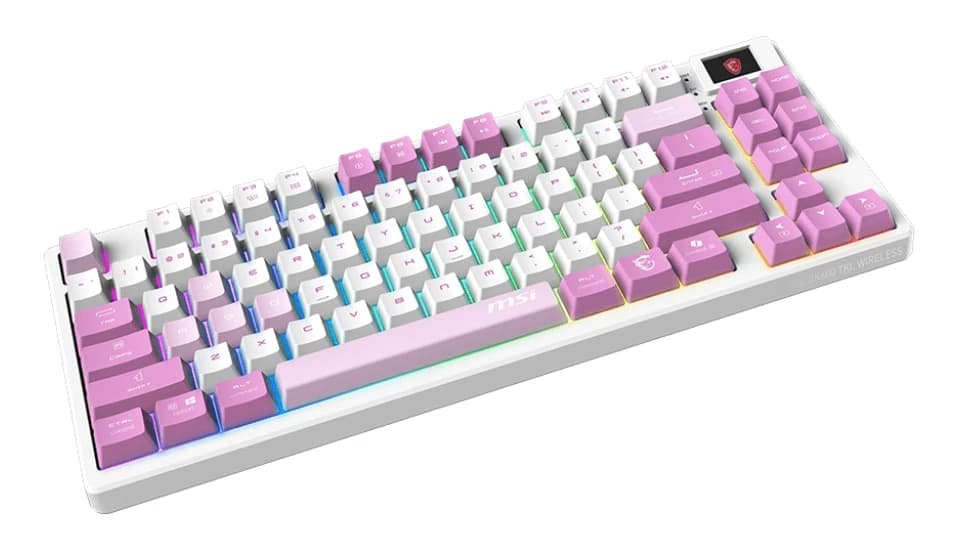 MSI Forge GK600 TKL Wireless Violet DE
