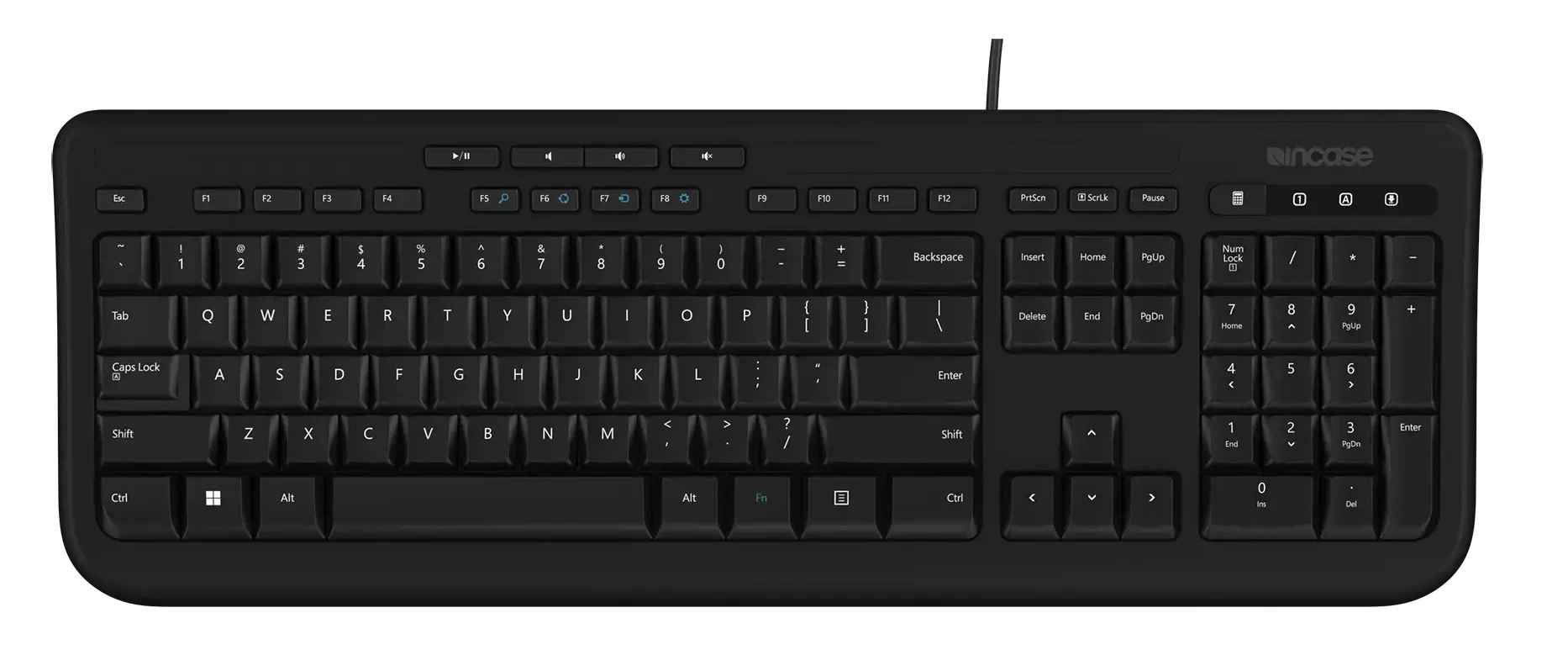 Incase Wired Keyboard 600 German (Black)