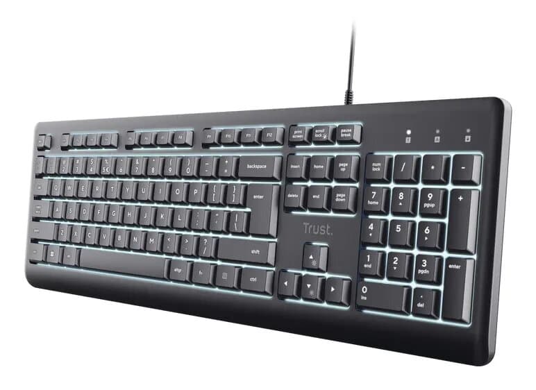 Trust Primo Illuminated Keyboard US (Black)
