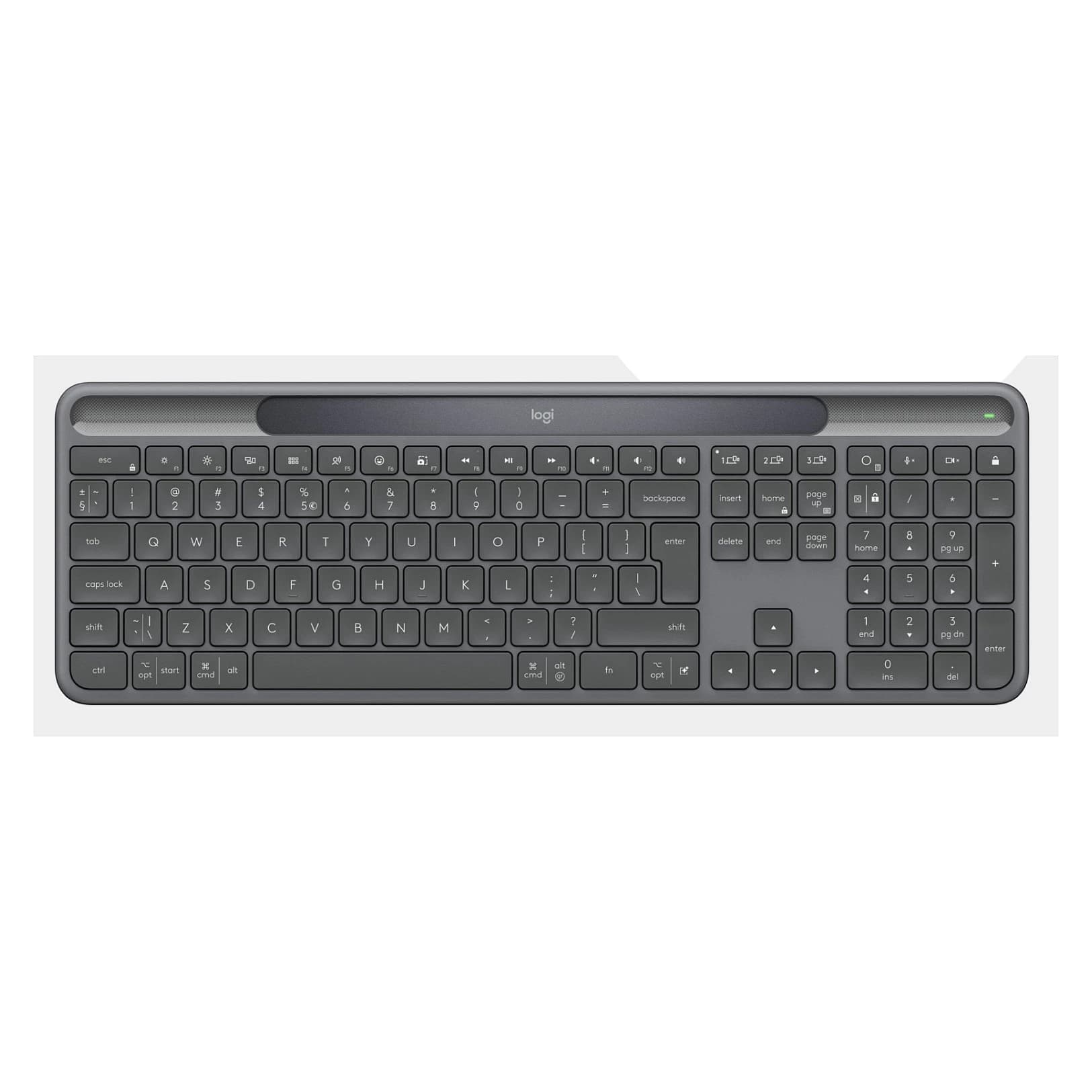 Logitech Signature Slim Solar+ for Business UK (Graphite)