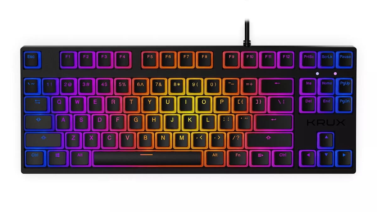 KRUX Atax PRO RGB Pudding Outemu Black