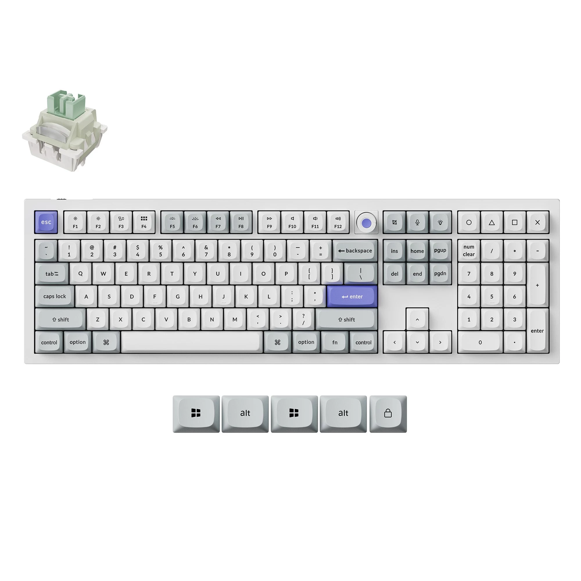 Keychron Q6 HE Wireless RGB (White)