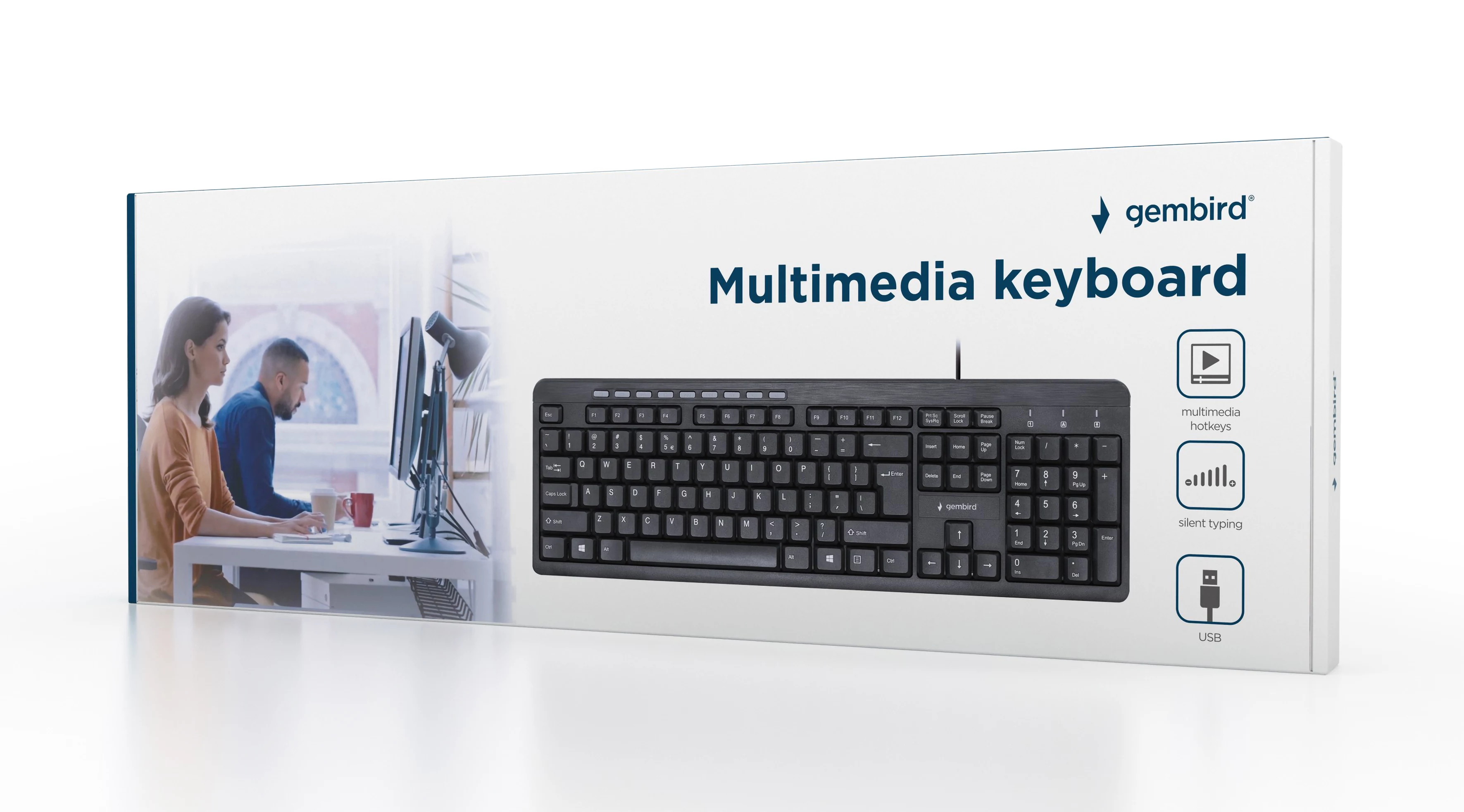 Gembird KB-UM-106 Multimedia (Black)