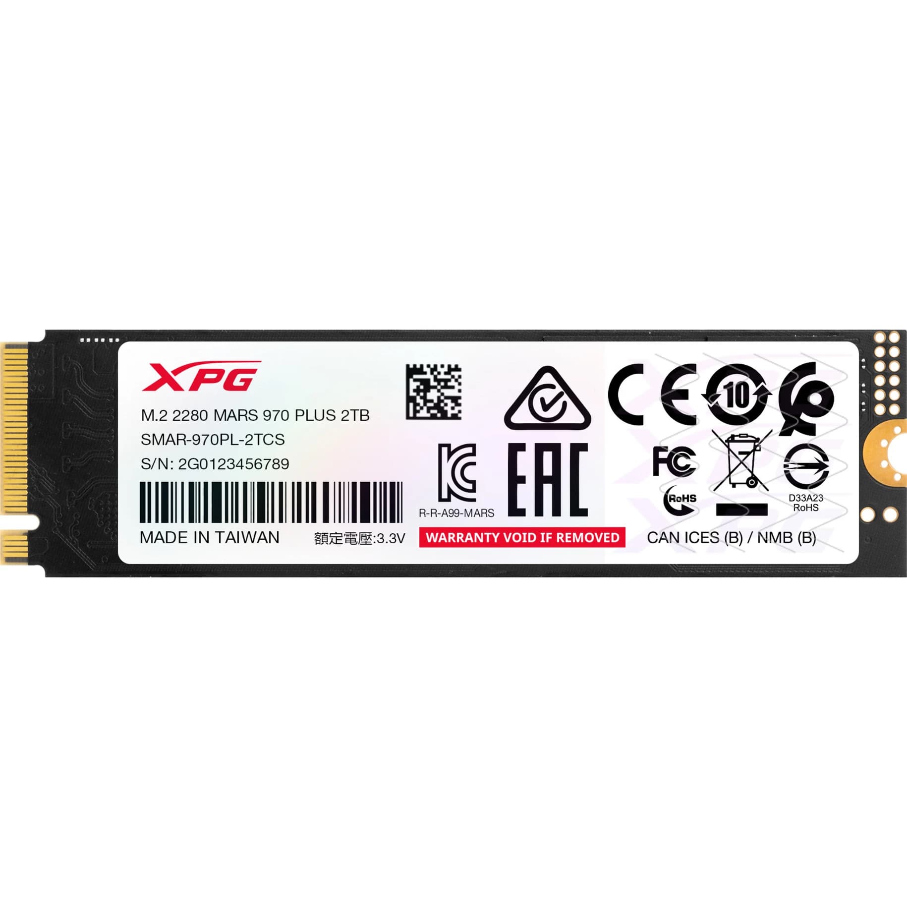 ADATA 2TB Mars 970 Plus NVMe SSD