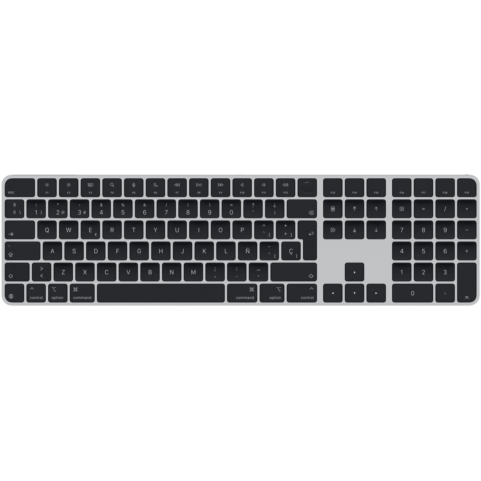 Apple Magic Keyboard with Touch ID and Numeric Keypad (Silver)