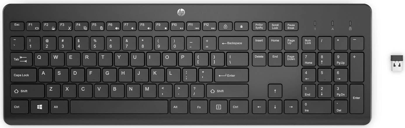 HP 230 Wireless Keyboard Swiss (Black)