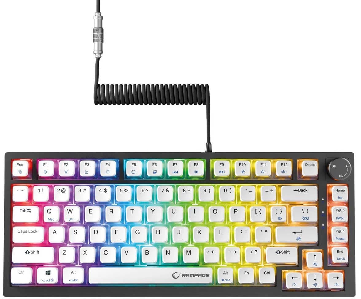 Rampage Zenith Pro 8000Hz Hall Effect RGB Gateron KS-20 (Black)