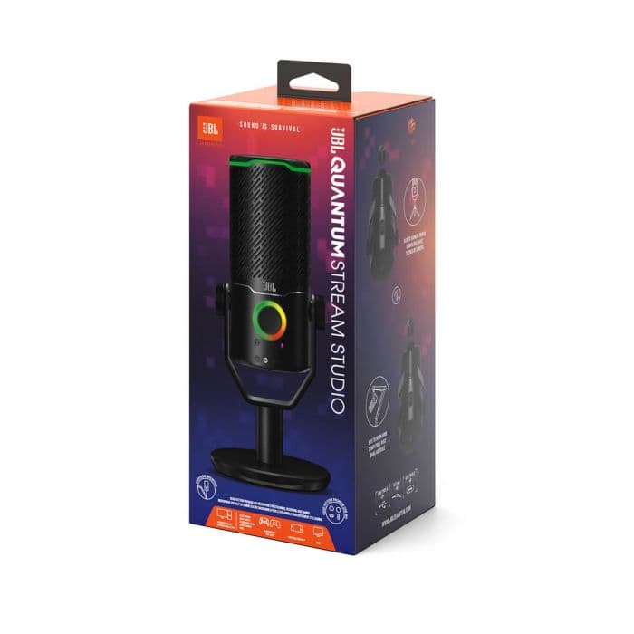 JBL Quantum Stream Studio, črn