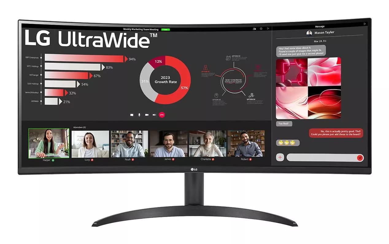 LG 34WR50QK-B 34" VA 100Hz