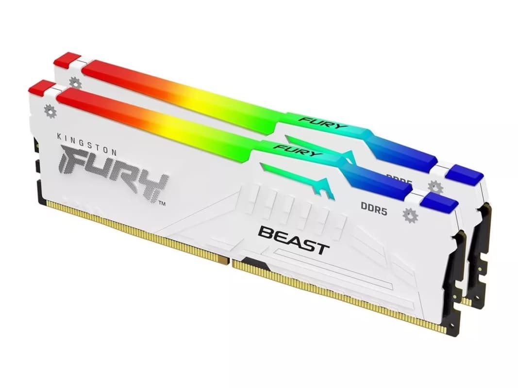 Kingston 32GB 6000MHz CL36 DDR5 of Fury Beast RGB (2x16)