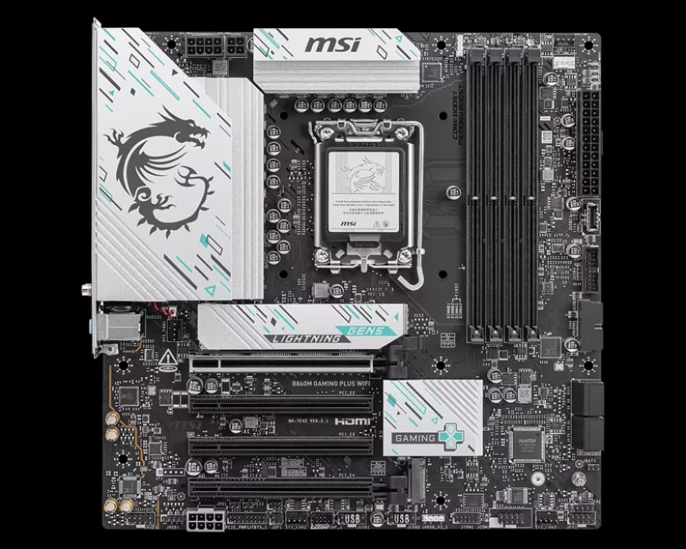MSI B860M GAMING PLUS WIFI motherboard Intel B860 LGA 1851 (Socket V1) micro ATX